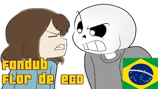 Sans, Frisk e a flor de eco (comic dub) #undertale #comic