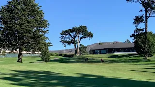 GOLFING IN LAKE MERCED GOLF COURSE