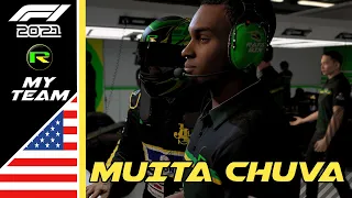 MUITA CHUVA E TROCAS DE PEÇAS - F1 2021 MY TEAM 50% GP U.S.A #162