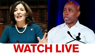 New York State budget 2024: Gov. Kathy Hochul, NYC Mayor Eric Adams tout public safety features