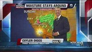 Cuyler Diggs KGUN 9 Weather Forecast Saturday, September 20, 2014