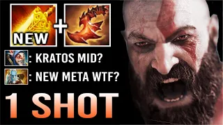 "KRATOS" MID IS BACK! New Meta Radiance Build Counter Meepo PL Non-Stop Gank 1 Shot Kill Imba Dota 2