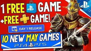 10 Upcoming NEW MAY 2024 PS4/PS5 Games - NEW FREE Game + FREE PS Plus Game (Upcoming New Games 2024)