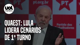 Lula lidera em todos os cenários de 1º turno, aponta pesquisa Genial/Quaest