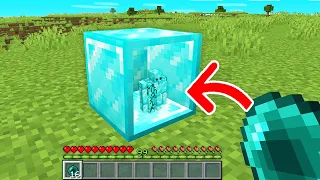 Minecraft mais je peux RENTRER dans TOUT les Blocs du jeu !