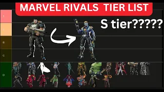 Marvel Rivals Tier list!