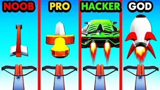 NOOB vs PRO vs HACKER FLYING ARROW