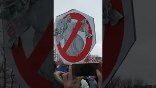 Северодвинск митинг 24 февраля 2019 года против московского мусора в Архангельской области