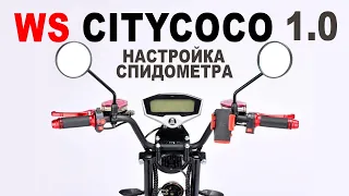 Настройка спидометра на WS-citycoco 1.0 ( Pro 2000w, Pro MAX 3000w, Pro Trike 2000W).