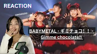 BABYMETAL - ギミチョコ！！- Gimme chocolate!!  (Live) REACTION First time