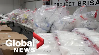 Toronto Police announce largest drug bust in the city's history; 61M worth of drugs seized