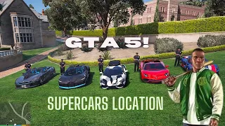 Secret Supercars Location Gta 5 offline /Story mode / Part 1