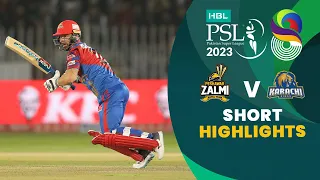 Short Highlights | Peshawar Zalmi vs Karachi Kings | Match 17 | HBL PSL 8 | MI2T