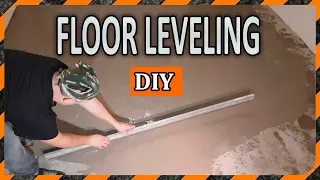 Leveling concrete floors - an economical DIY option