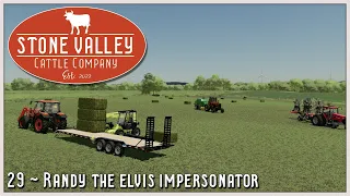 💥 Randy the Elvis Impersonator | Stone Valley Cattle Company | Farming Simulator 22 | Episode 29