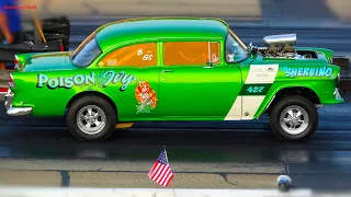 The Best Vintage Drag Racing Event at Byron Dragway Glory Days Gassers Hot Rods Dragsters