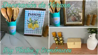 decoración de sala verano 2024/ Diy 2024/ decoración de Verano