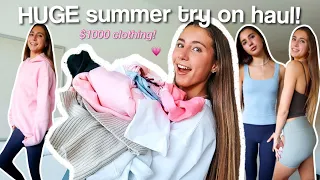 *HUGE* spring/summer TRY ON clothing haul *$1000 white fox*