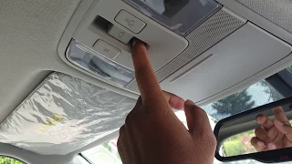 Hyundai Creta 2020 Sunroof Controls || How to Open Only Sun Shade?