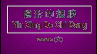 隐形的翅膀 【卡拉OK (女)】《KTV KARAOKE》- Yin Xing De Chi Bang Karaoke (Female)