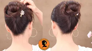 [Can be done in 2 minutes] Professional level female hairstyle upstyle