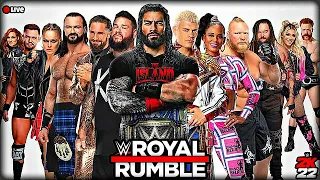 Special title matches with AG family in royal rumble | WWE 2K22 live on ps4 | Akay gaming