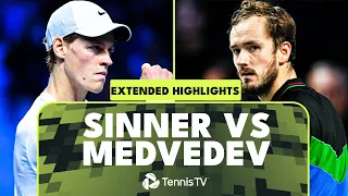 EPIC Jannik Sinner vs Daniil Medvedev Extended Highlights | Vienna Final 2023