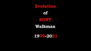 Evolution of SONY Walkman (1979-2021) #shorts