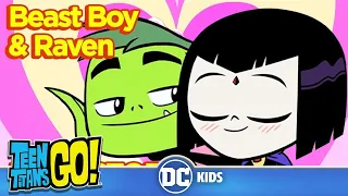 Teen Titans Go! En Español | Historia de amor entre Raven y Beast Boy | DC Kids