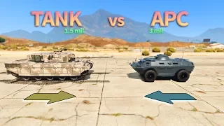 GTA V - Tank vs APC