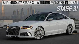 AUDI (R)S6 C7 STAGE 3 700hp 0-100 in 2.9s - Tuning monster on the streets of Dubai