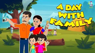 A day with Family | Family Dayout | English Moral Stories | English Animated | English Cartoon