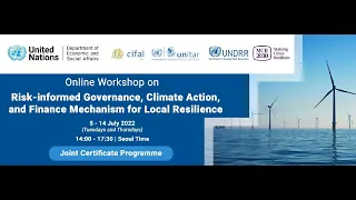 2022 Workshop: Risk-informed Governance, Climate Action, and Finance Mechanisms for Local Resilience