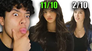 REACTING To Whose Girlfriend Is The Most ATTRACTIVE !
