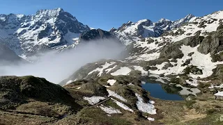 French south alps mountains - Happy new year - DJI Mavic Air drone