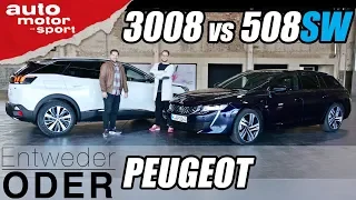 Peugeot 508SW vs 3008 (Vergleich/Review) | Entweder ODER | auto motor und sport