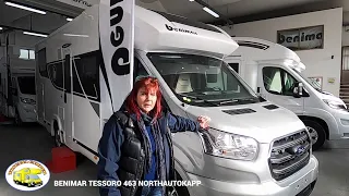 Scopri Benimar Tessoro 463 Northautokapp modello 2021: Gabriella di Toscana Camper te lo presenta