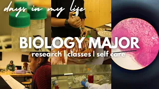 Days In the Life of a Biology Major🧬 *research, classes, gym, self care* | Lauren Kennedi