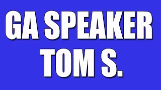 GA Speaker Tom S.–  "Great Short Speaker with 15 Years of Recovery Explains 12-Steps!!"