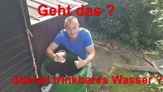 Wassersystem im Wohnmobil desinfizieren,Trinkwasser durch Chlordioxid CLD,  Xinix Wasserdesinfektion