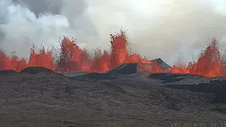 Vulcão entra em erupção na Islândia pela quinta vez. Veja as imagens em direto