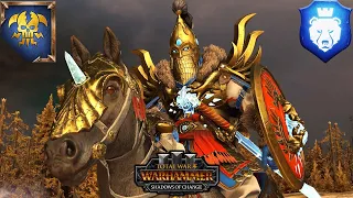 THE GOLDEN KNIGHT - Kislev's Secret Weapon of Silence vs. ELITE Chaos Dwarfs - Total War Warhammer 3