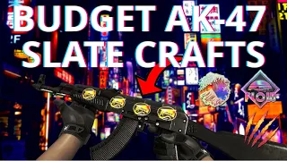 AK-47 SLATE BUDGET STICKER COMBOS! (UNDER $5 CRAFTS)  - CSGO