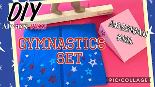 DIY American Girl Gymnastics Set