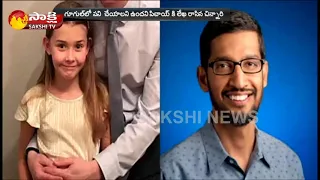 Google CEO Sundar Pichai responds to seven year old girl's handwritten job application