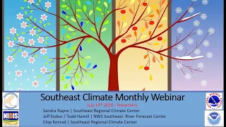 Southeast Climate Monthly Webinar + Heat Vulnerability Tool