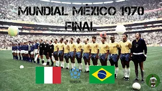 Brasil vs Italia. Mundial México 1970. FINAL (Partido completo)