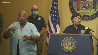 City of New Orleans Hurricane Zeta press conference