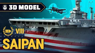 Dry Dock: Saipan — American aircraft carrier  | World of Warships