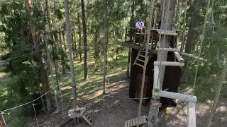 Teambuilding, Äventyrsbanan i Älta